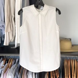 Derek Lam 10 Crosby Sleeveless Blouse Sz 6